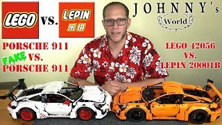 YouTube Thumbnail Lego® 42056 Porsche 911 vs Lepin 20001B Porsche 911 - ein direkter Vergleich Review in Deutsch