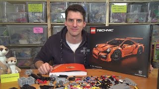 YouTube Thumbnail LEGO® Technic 42056 - Porsche 911 GT3 RS - Unboxing &amp; Baubeginn