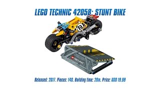 YouTube Thumbnail LEGO Technic 42058: Stunt Bike Unboxing, Speed Build &amp; Review [4K]