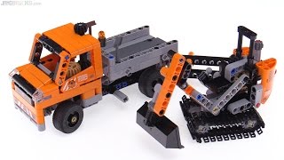 YouTube Thumbnail LEGO Technic Roadwork Crew 2-in-1 review! 42060