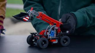 YouTube Thumbnail Telehandler - LEGO Technic - Designer&#39;s Workshop On Tour