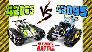 YouTube Thumbnail LEGO 42065 VS 42095 Ultimate Battle!