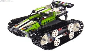 YouTube Thumbnail LEGO Technic RC Tracked Racer review! 42065