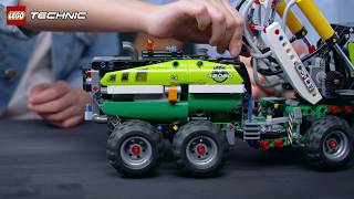 YouTube Thumbnail Log and load with the powerful LEGO Technic Forest Machine (42080)