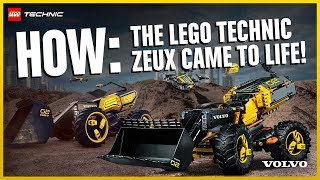 YouTube Thumbnail The story behind the LEGO Technic Volvo Concept Wheel Loader ZEUX (42081)