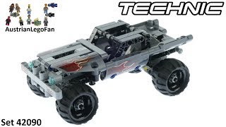 YouTube Thumbnail Lego Technic 42090 Getaway Truck - Lego 42090 Speed Build
