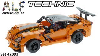 YouTube Thumbnail Lego Technic 42093 Chevrolet Corvette ZR1 - Lego 42093 Speed Build