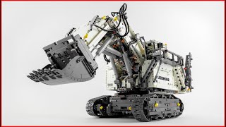 YouTube Thumbnail LEGO TECHNIC 42100 Liebherr R 9800 Speed Build - Brick Builder