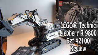 YouTube Thumbnail Review: LEGO Technic Liebherr Bagger R 9800 (Set 42100 - größtes Technic-Set)