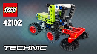YouTube Thumbnail LEGO Harvester (42102) Technic™ Mini CLAAS XERION Building Instructions | Top Brick Builder