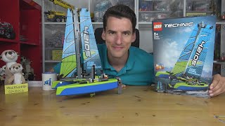 YouTube Thumbnail Tatsächlich ein Spielzeug - sogar mit B-Modell! LEGO® Technic 42105 Katamaran