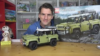 YouTube Thumbnail Wunderbares Vitrinen-Modell: LEGO® Technic 42110 - Land Rover Defender
