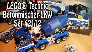 YouTube Thumbnail LEGO Technic Betonmischer-LKW (Set 42112: Concrete Mixer Truck) Review
