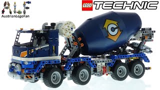 YouTube Thumbnail LEGO Technic 42112 Concrete Mixer Truck - Lego Speed Build Review