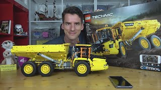 YouTube Thumbnail Teile toll, App Schrott: LEGO® Technic 42114 Knickgelenkter Volvo-Dumper (6x6)