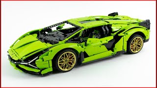 YouTube Thumbnail LEGO TECHNIC 42115 Lamborghini Sián FKP 37 Speed Build for Collecrors - Brick Builder