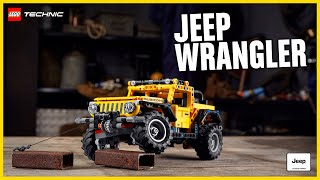 YouTube Thumbnail Ready for an off-road adventure with the epic Jeep® Wrangler? | LEGO Technic