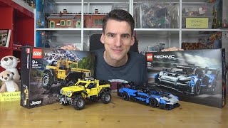 YouTube Thumbnail Die Racers-Woche geht weiter: LEGO® 42122 Jeep Wrangler &amp; 42123 McLaren Senna GTR