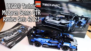 YouTube Thumbnail Review: LEGO McLaren Senna GTR (Technic Set 42123) deutsch