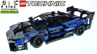 YouTube Thumbnail LEGO Technic McLaren Senna GTR - LEGO 42123 Speed Build
