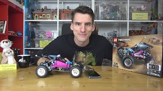 YouTube Thumbnail Coole Räder, lustiger Buggy, aber die App wird nicht besser - LEGO® Technic 42124 Geländewagen