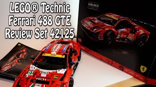 YouTube Thumbnail Review: LEGO Technic Ferrari  488 GTE (Set 42125) deutsch