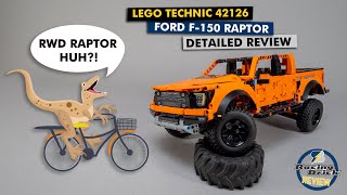 YouTube Thumbnail RWD Raptor? Why? LEGO Technic 42126 Ford F-150 Raptor detailed building review