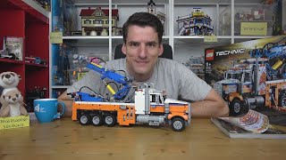 YouTube Thumbnail Kein Flex, dafür Funktionen: LEGO® Technic 42128 Schwerlast-Abschleppwagen