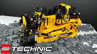 YouTube Thumbnail Was kann das 450€ LEGO Technic Flaggschiff?| Praxistest &#39;CAT Bulldozer&#39; |  Review Set 42131 [Teil 2]