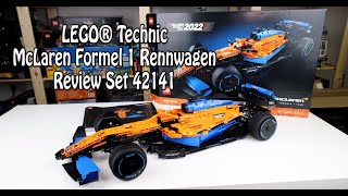 YouTube Thumbnail Review LEGO McLaren Formel 1 Rennwagen (Technic Set 42141)