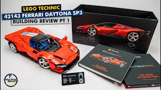 YouTube Thumbnail Looks awesome, but inside... LEGO Technic 42143 Ferrari Daytona SP3 detailed building review part 1