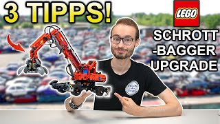 YouTube Thumbnail 3 TIPPS wie ihr den LEGO® Technic 42144 Umschlagbagger EINFACH und SCHNELL enorm VERBESSERN könnt!