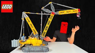 YouTube Thumbnail Coole Sets rechtfertigen keine Mondpreise: LEGO Technic Liebherr LR13000 Raupenkran Review! | 42146