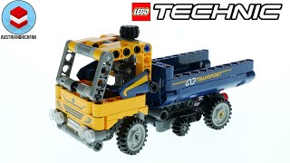 YouTube Thumbnail LEGO Technic 42147 Dump Truck - LEGO Speed Build Review