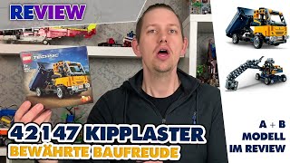 YouTube Thumbnail Für 10 Euro super Set (A+B Modell) LEGO® TECHNIC 42147 Kipplaster im Review