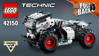 YouTube Thumbnail LEGO Technic Race Truck (42150) from Monster Jam Monster Mutt Dalmatian Building Instructions | TBB