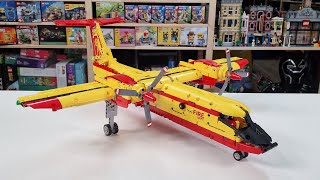 YouTube Thumbnail LEGO Technic Löschflugzeug Review #42152