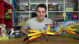 YouTube Thumbnail Eine Top-Spielfunktion, leider zum Lego-Preis und nur beinahe hübsch: Technic 42152 Löschflugzeug