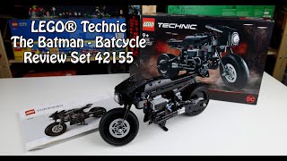 YouTube Thumbnail Hmmm...? Review LEGO Batman Batcycle (Technic Set 42155)