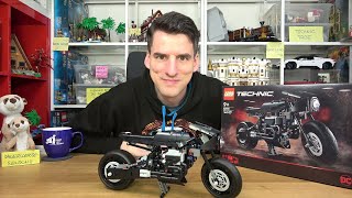 YouTube Thumbnail Technic-Neuheit 2023: LEGO® 42155 Batcycle