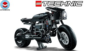 YouTube Thumbnail LEGO Technic 42155 The Batman : Batcycle - LEGO Speed Build Review