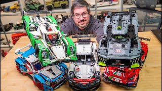 YouTube Thumbnail LEGO Technic 42156 Peugeot 9x8 review part 2 - design, functions, 1:10 cars compared