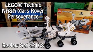YouTube Thumbnail Review LEGO NASA Mars Rover Perseverance (Technic Set 42158 inkl. AR-App)