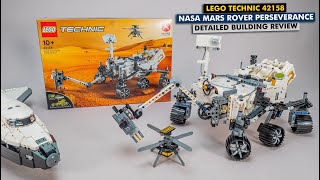 YouTube Thumbnail LEGO Technic 42158 NASA Mars Rover Perseverance detailed building review