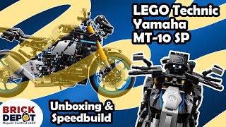 YouTube Thumbnail LEGO Technic 42159 Yamaha MT-10 SP Unboxing &amp; Speedbuild/Timelapse