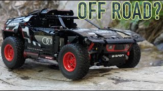 YouTube Thumbnail LEGO Technic Audi RS Q e-tron 42160 Reviewed