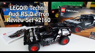 YouTube Thumbnail Im Kampf gegen den Dino: Review LEGO Audi RS Q e-tron (Technic Set 42160)