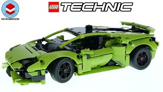 YouTube Thumbnail LEGO Technic 42161 Lamborghini Huracán Tecnica - LEGO Speed Build Review