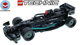 YouTube Thumbnail LEGO Technic 42165 Mercedes AMG F1 W14E Performance Pull Back Speed Build Review