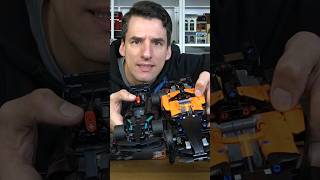 YouTube Thumbnail Lego Technic Pullback mit Lizenzaufklebern von McLaren und AMG 42165 42169